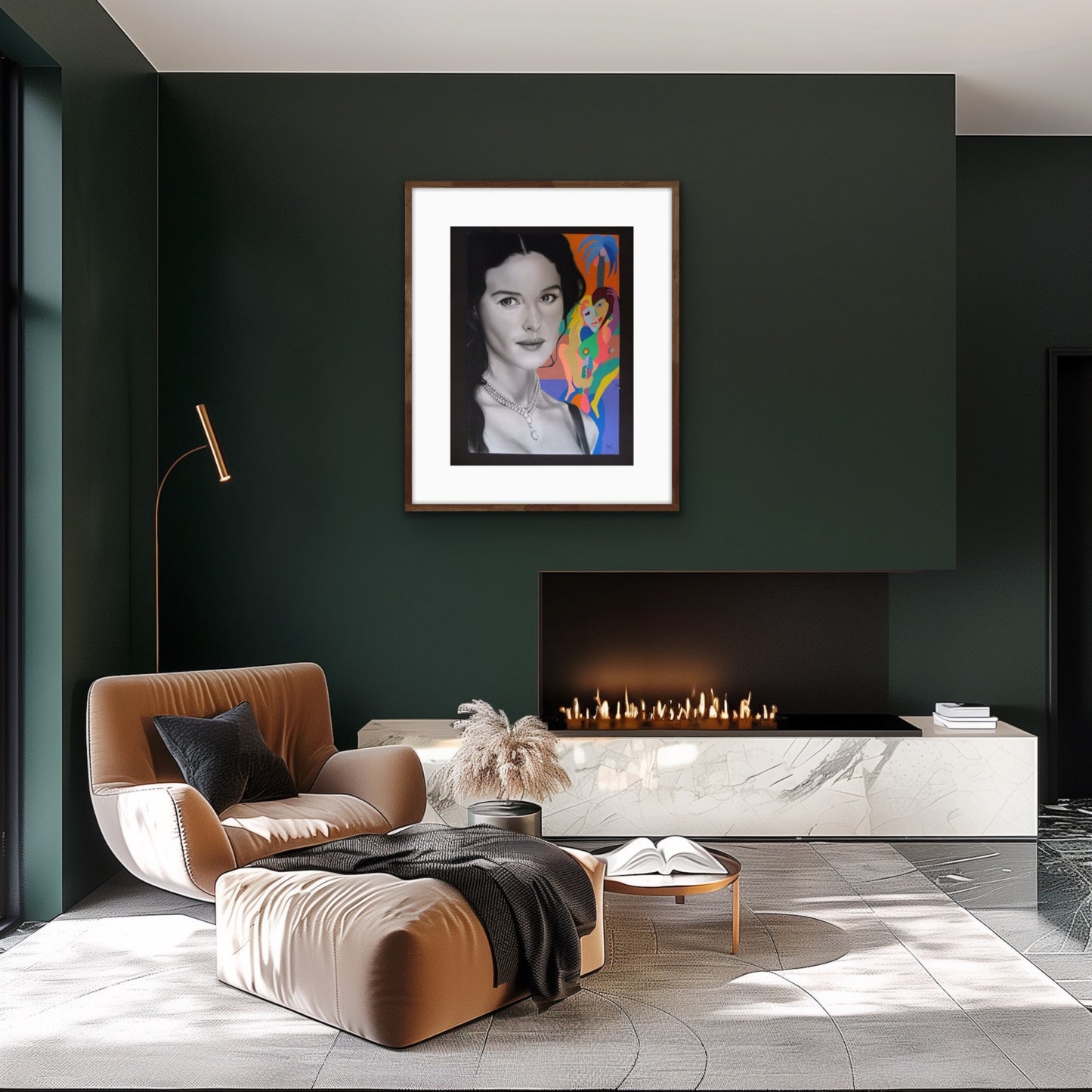 Shani Krebs Original Art | Portrait of Monica Bellucci