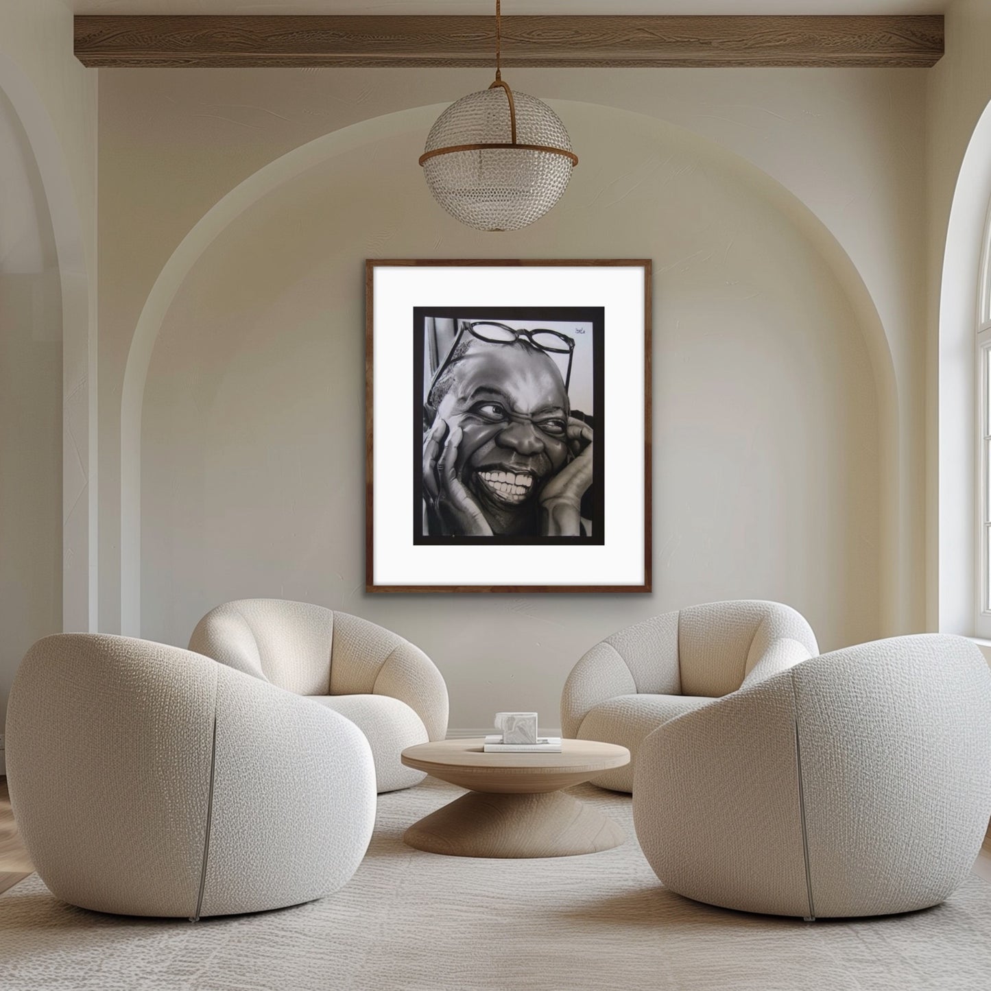 Shani Krebs Original Art | Portrait of Louis Armstrong