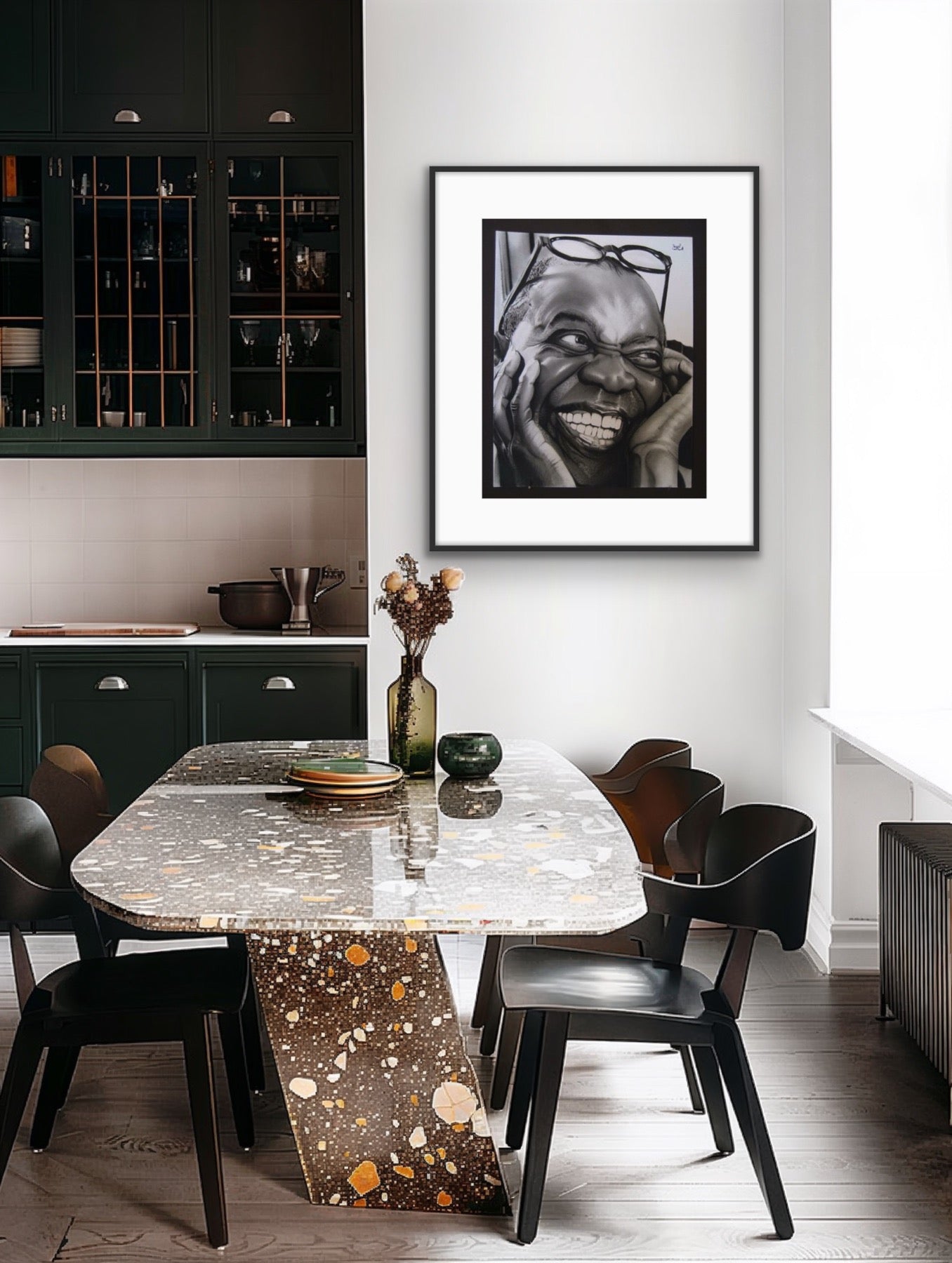 Shani Krebs Original Art | Portrait of Louis Armstrong