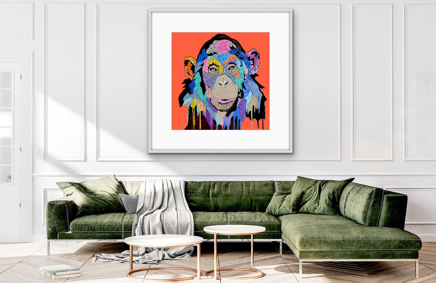 Shani Krebs Print | Munky - Dark Orange