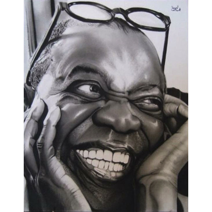 Shani Krebs Original Art | Portrait of Louis Armstrong