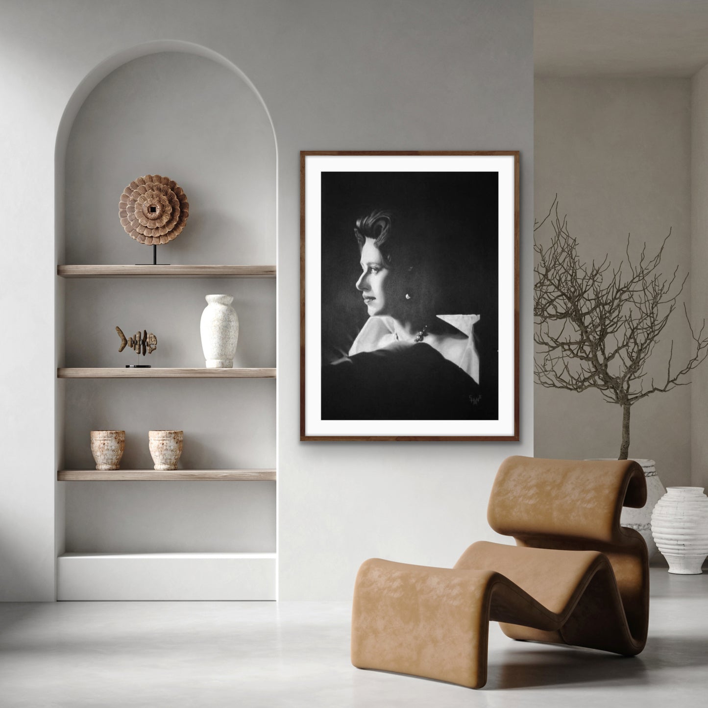 Shani Krebs Original Art | Portrait of Princess Margaret