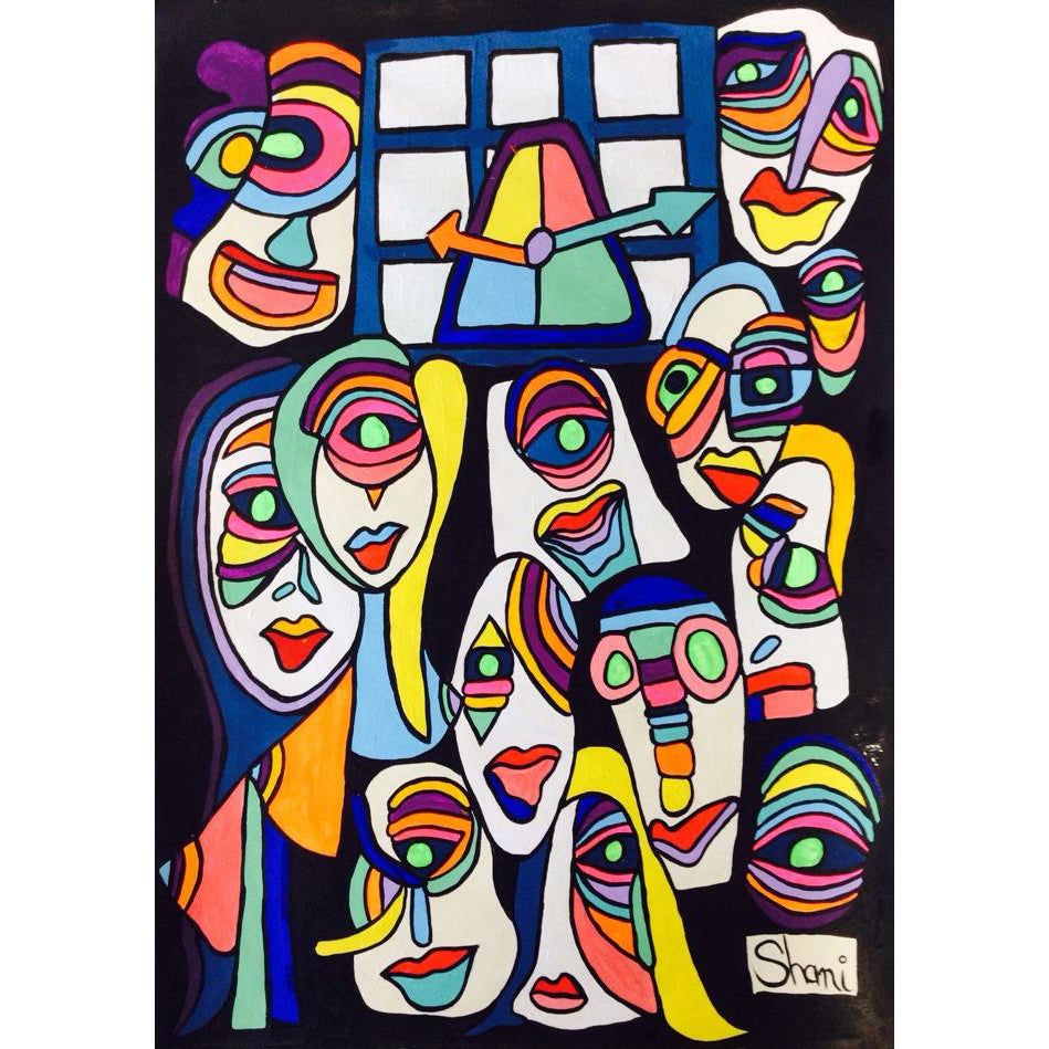 Shani Krebs Original Art | Looking From the Outside In