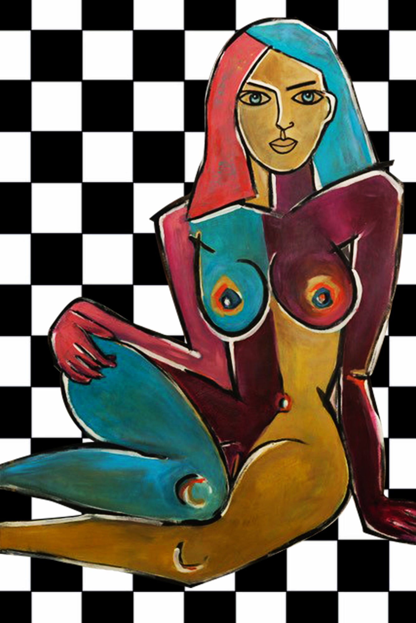 Shani Krebs Print | Woman - White