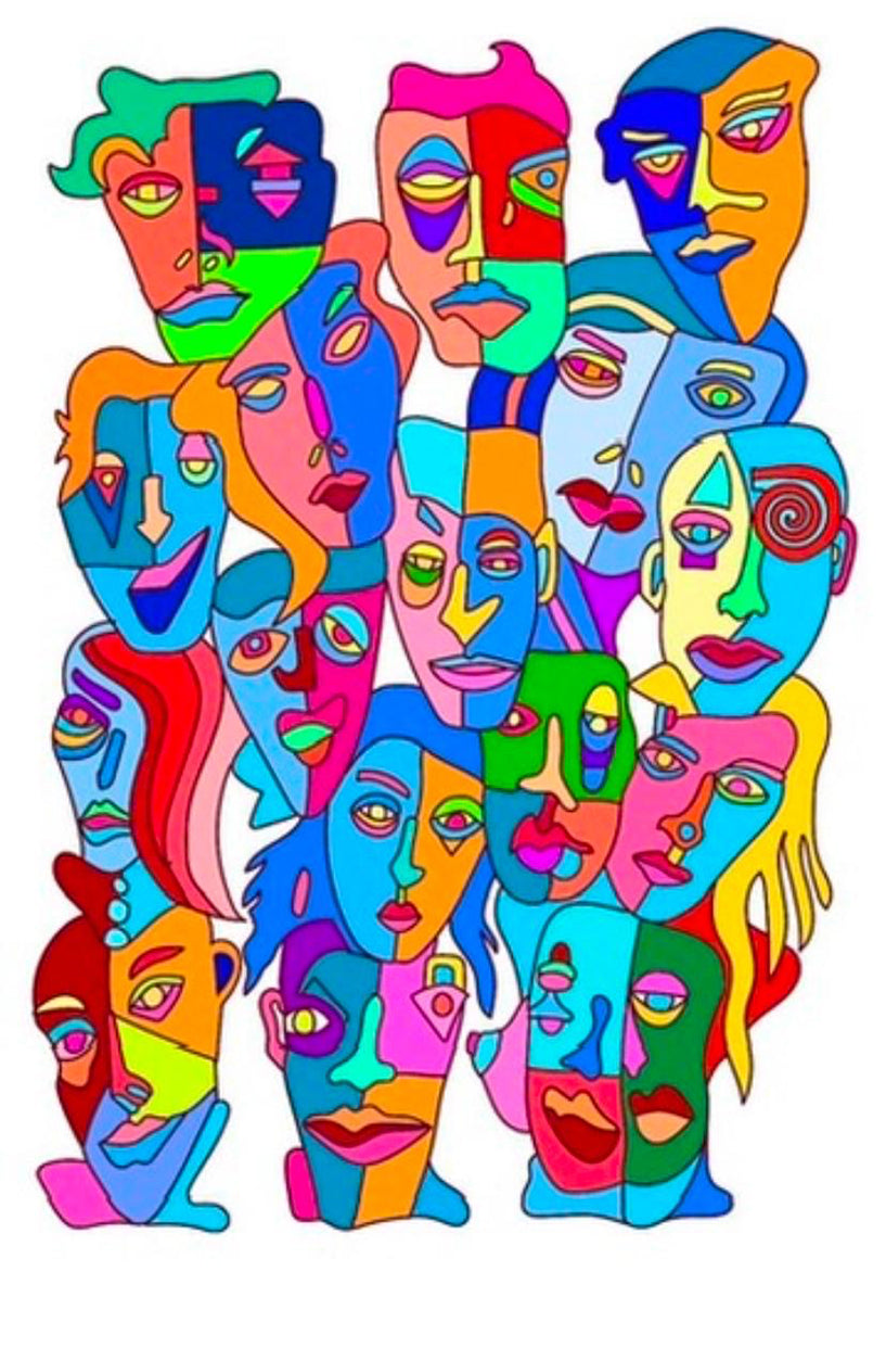 Shani Krebs Print | Funky Faces