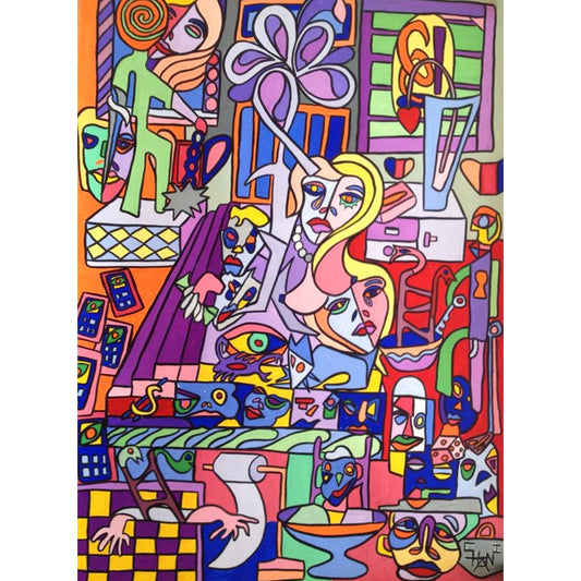 Shani Krebs Original Art | Bedroom Series