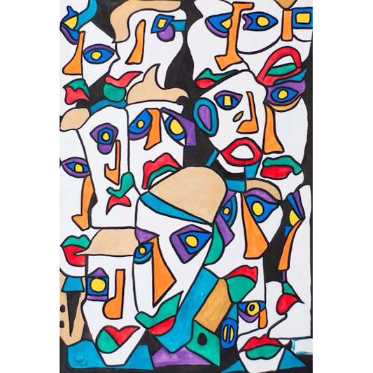 Shani Krebs Original Art | Lost Faces