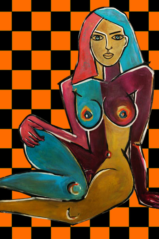 Shani Krebs Print | Woman - Orange