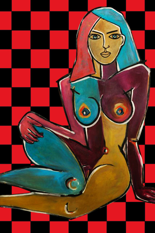 Shani Krebs Print | Woman - Red